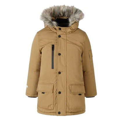 Front - Minoti Childrens/Kids Faux Fur Parka