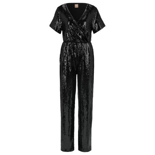 Front - Boss Womens/Ladies C Eseca Sequin Jumpsuit