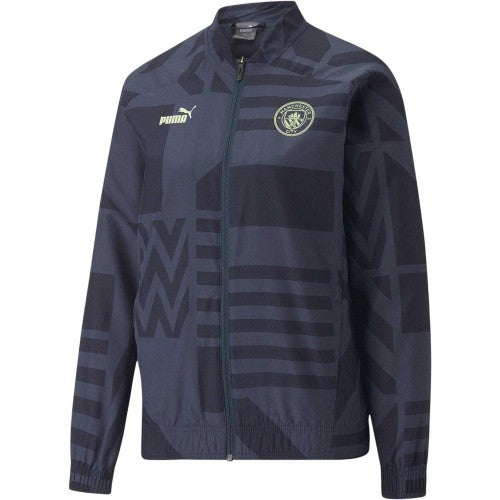 Front - Puma Womens/Ladies Manchester City FC Anorak