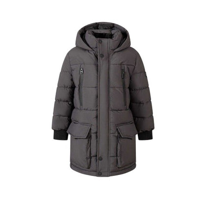 Front - Minoti Boys Quilted Parka