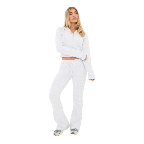 Front - I Saw It First Womens/Ladies Logo Flared Jogging Bottoms