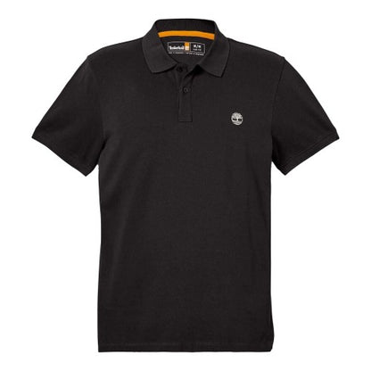 Front - Timberland Mens Oyster River Logo Short-Sleeved Polo Shirt