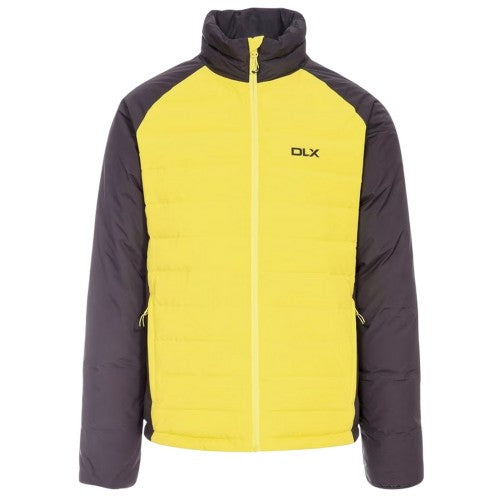 Front - DLX Mens Benko Colour Block Down Jacket