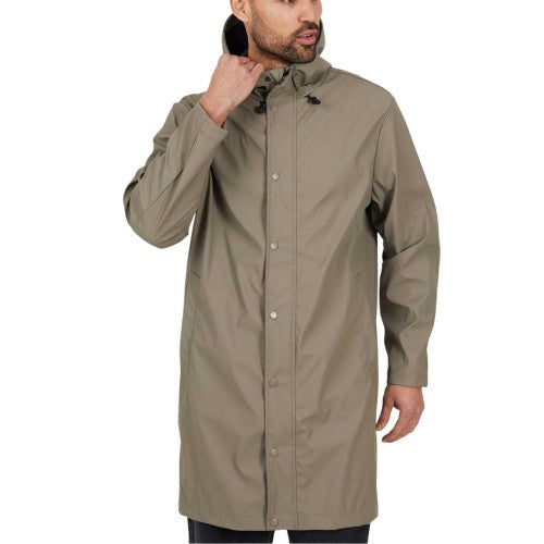 Front - Brave Soul Mens Rubberised Parka