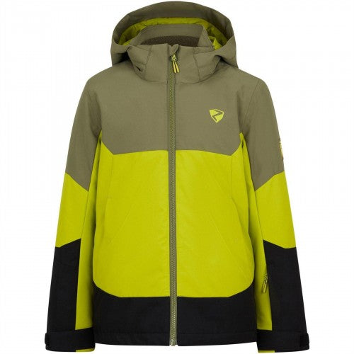 Front - Ziener Childrens/Kids Agimo Colour Block Ski Jacket