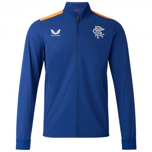 Front - Castore Mens 2023/2024 Rangers FC Jacket