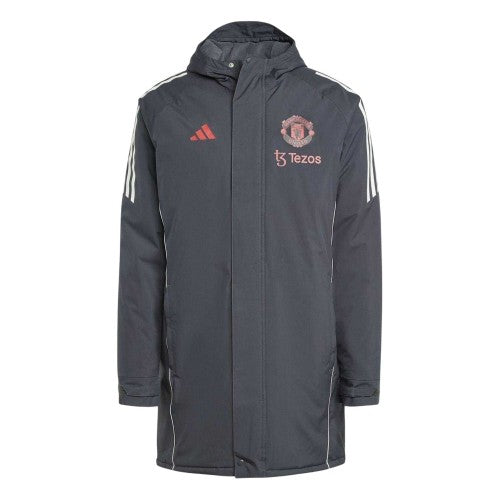 Front - Adidas Mens 24/25 Manchester United FC Parka