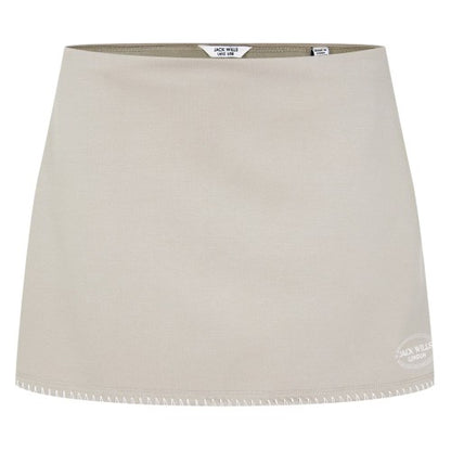 Front - Jack Wills Womens/Ladies Stretch Mini Relaxed Fit Skort