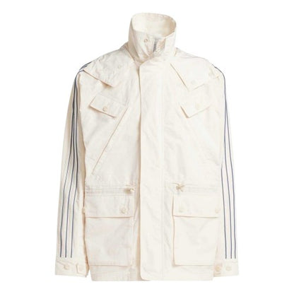 Front - Adidas Mens Originals Hidden Hood Windbreaker