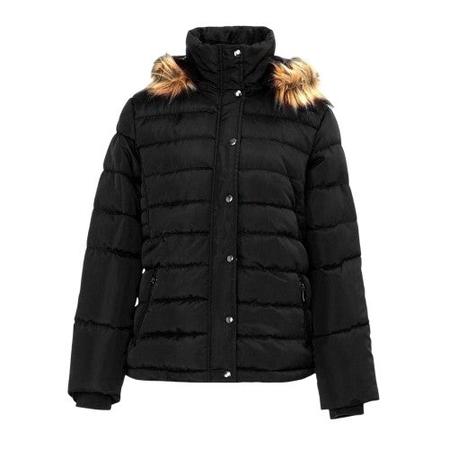 Front - I Saw It First Womens/Ladies Faux Fur Detachable Hood Parka