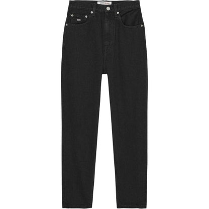 Front - Tommy Jeans Womens/Ladies Tapered High Rise Mom Jeans