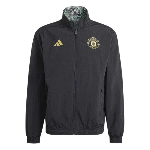 Front - Adidas Mens Manchester United FC Anorak