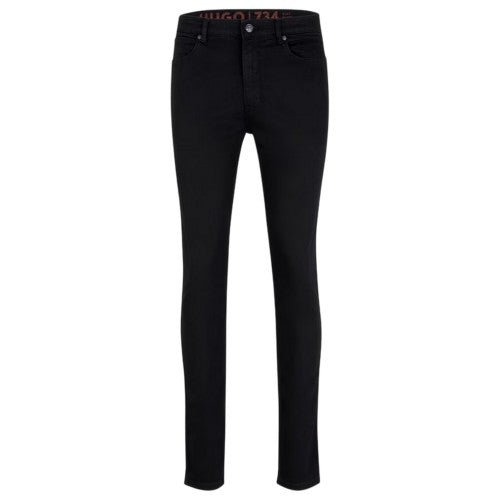 Front - Hugo Boss Mens Cotton Denim Skinny Jeans