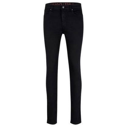 Front - Hugo Boss Mens Cotton Denim Skinny Jeans