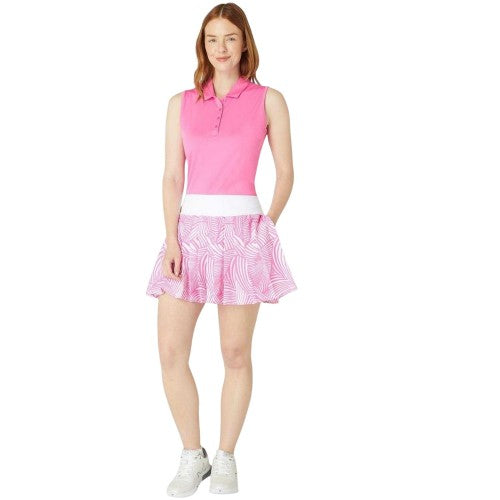 Front - Callaway Womens/Ladies Stretch Geometric High Waist Skort