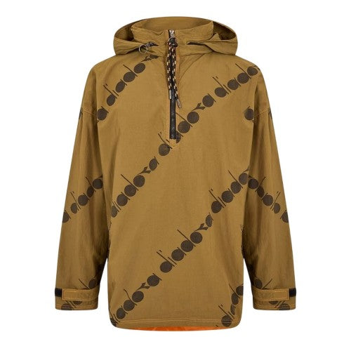 Front - Diadora Mens All Over Logo Anorak
