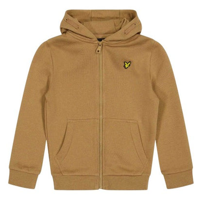 Front - Lyle & Scott Childrens/Kids Hooded Sweat Jacket