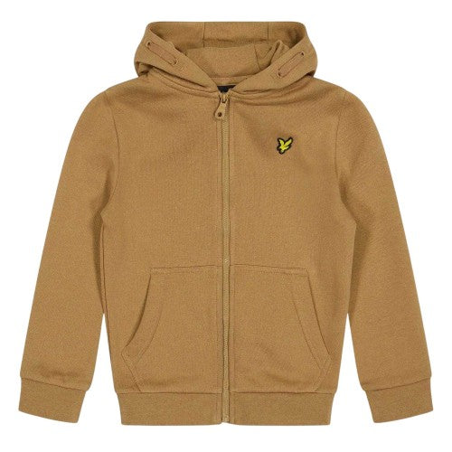 Front - Lyle & Scott Childrens/Kids Hooded Sweat Jacket