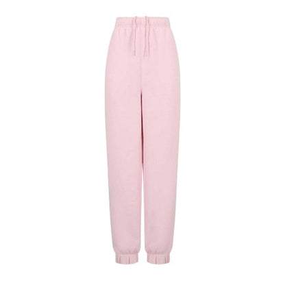 Front - Slazenger Womens/Ladies Fleece Elasticated Hem Jogging Bottoms
