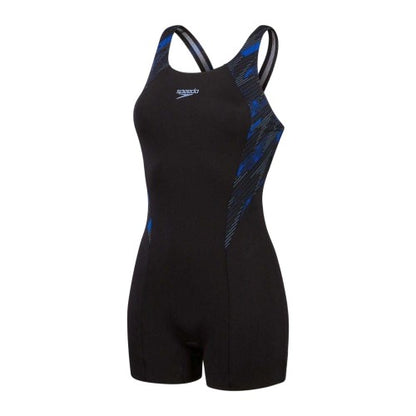 Front - Speedo Womens/Ladies Hyperboom Splice Legsuit