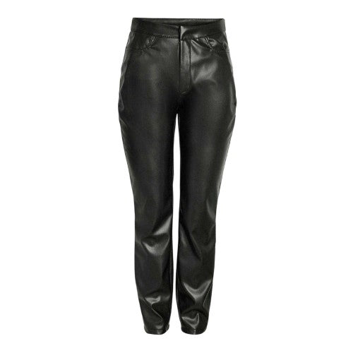 Front - Noisy May Womens/Ladies Faux Leather Chinos