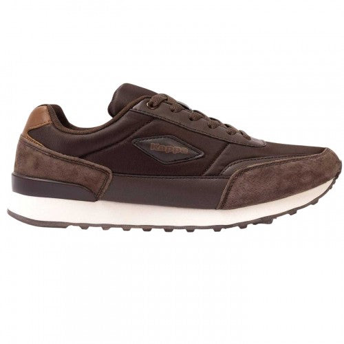 Front - Kappa Mens Suede Flat Trainers