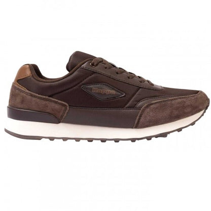 Front - Kappa Mens Suede Flat Trainers