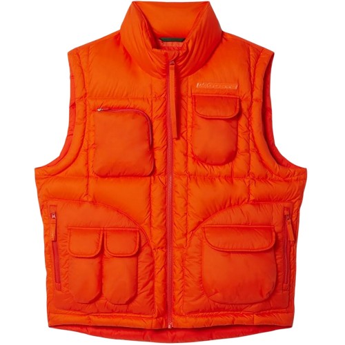 Front - Lacoste Mens Lightweight Mock Neck Gilet
