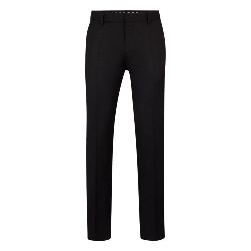 Front - Boss Mens Virgin Wool Trousers