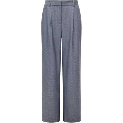 Front - French Connection Womens/Ladies Sherry Polka Dot Relaxed Fit Trousers