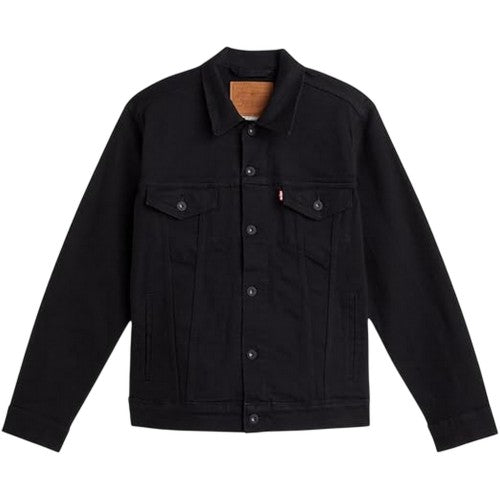 Front - Levis Mens Cotton Denim Long-Sleeved Trucker Jacket