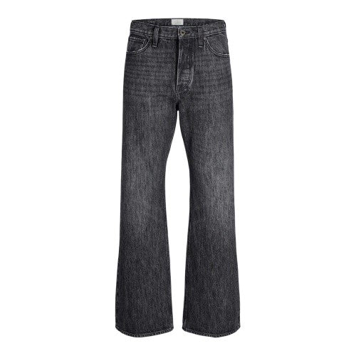 Front - Jack And Jones Mens Toby Coop Relaxed Wide Leg Jeans