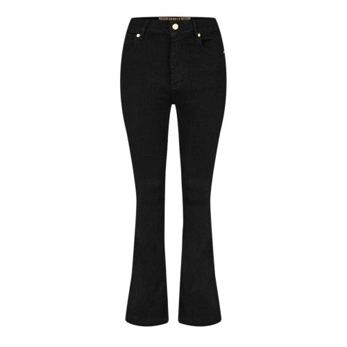 Front - Biba Womens/Ladies Denim Flared Jeans