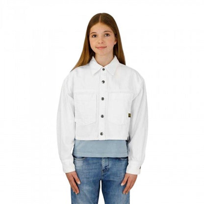 Front - G-Star Girls Denim Cropped Jacket