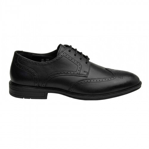 Front - Lotus Shoes Mens Leather Low Heel Brogues