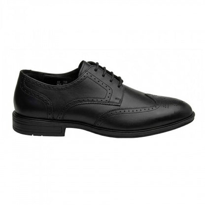 Front - Lotus Shoes Mens Leather Low Heel Brogues