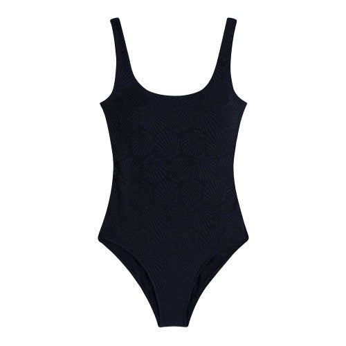 Front - Chelsea Peers Womens/Ladies Textured Sweetheart One Piece Swimsuit