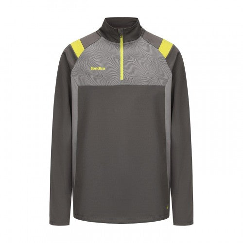 Front - Sondico Mens Blaze Quarter Zip Football Drill Top