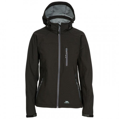Front - Trespass Womens/Ladies Ellison Soft Shell Jacket