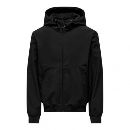 Front - Only Mens Bowie Hooded Soft Shell Jacket
