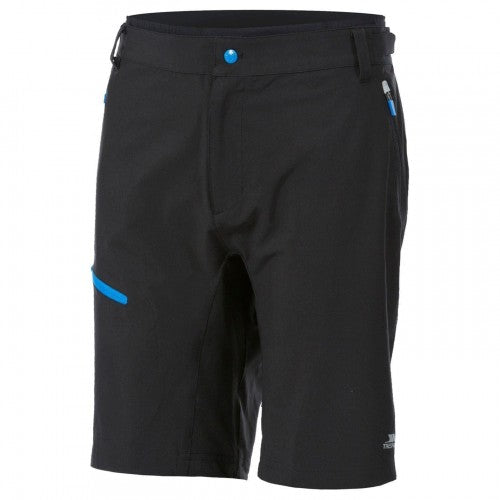Front - Trespass Mens Malaki Slim Walking Bib Shorts