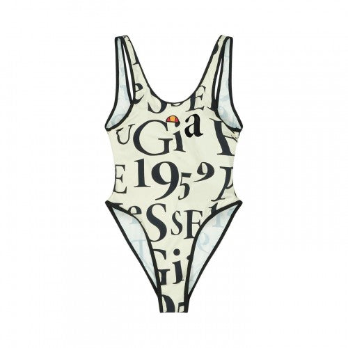 Front - Ellesse Womens/Ladies Nives Lettering One Piece Swimsuit