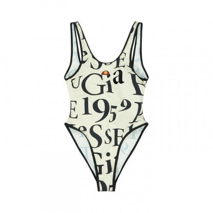 Front - Ellesse Womens/Ladies Nives Lettering One Piece Swimsuit