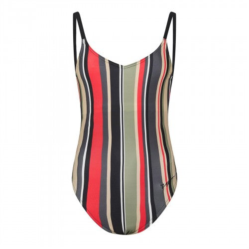 Front - Zoggs Womens/Ladies Carlo Deep Scoop Fitted One Piece Swimsuit