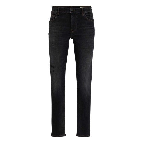 Front - Boss Mens Delaware 5 Pockets Slim Jeans