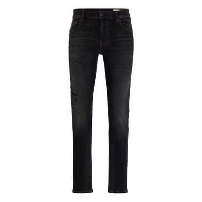 Front - Boss Mens Delaware 5 Pockets Slim Jeans