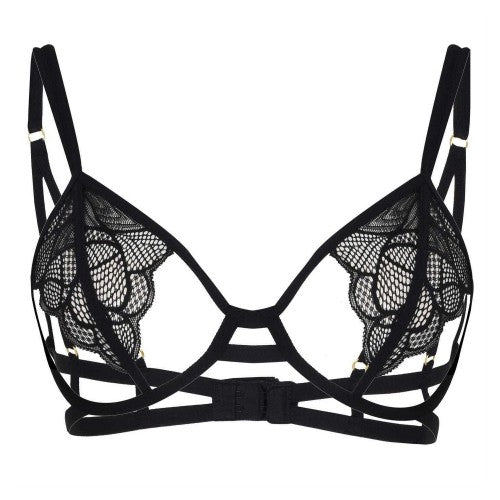 Front - Bluebella Womens/Ladies Cut Out Lace Bra