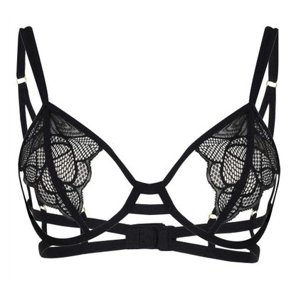 Front - Bluebella Womens/Ladies Cut Out Lace Bra