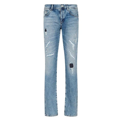 Front - Armani Exchange Mens Slim Jeans