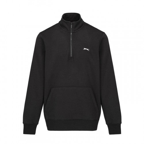 Front - Slazenger Mens Quarter Zip Fleece
